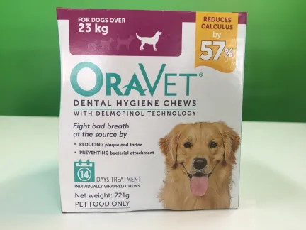 oravet chews packet instructions