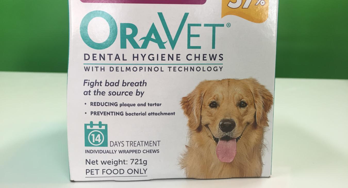 oravet chews packet instructions